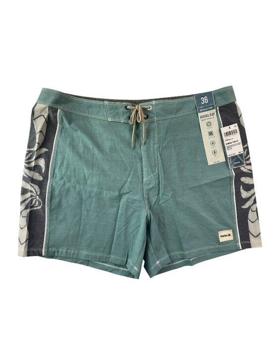 Hurley Other - Hurley Phantom Naturals 16" Outseam Board Shorts Artillery Teal/Gray Men's Sz 36